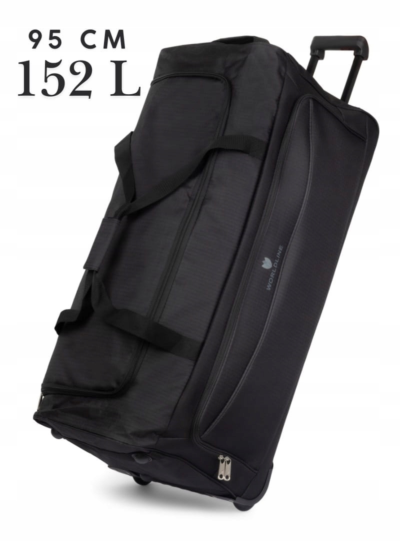 Torba podróżna na kołach duża bardzo pojemna lekka 152 litry na kółkach 95