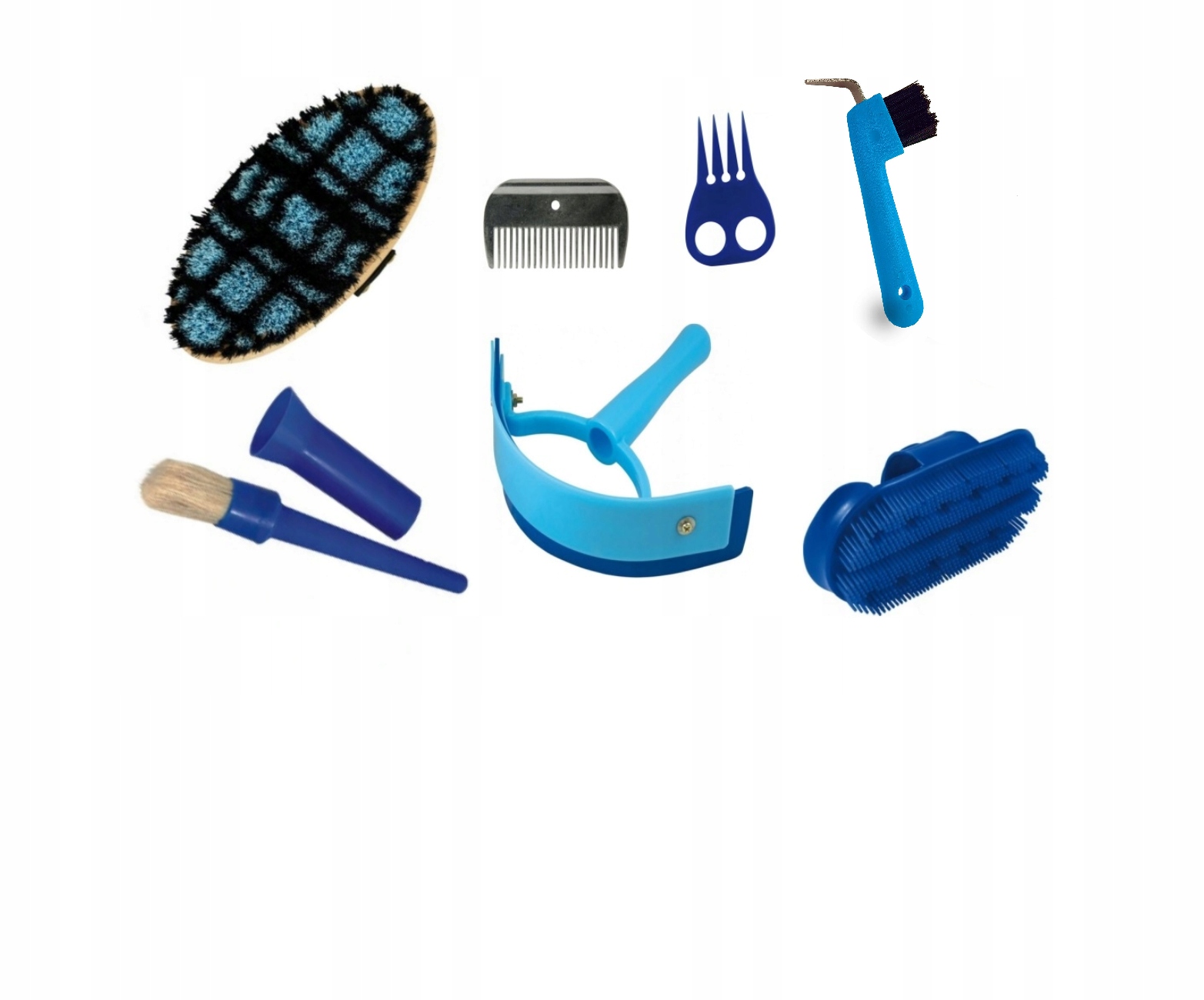 Zestaw do pielęgnacji konia szczotka zgrzebło