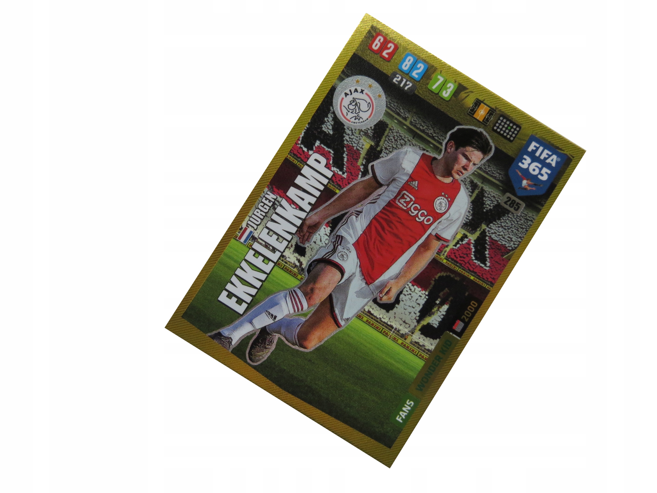 Panini Fifa 365 2020 Karta Fans Wonder Kid 285 Jurgen Ekkelenkamp Ajax