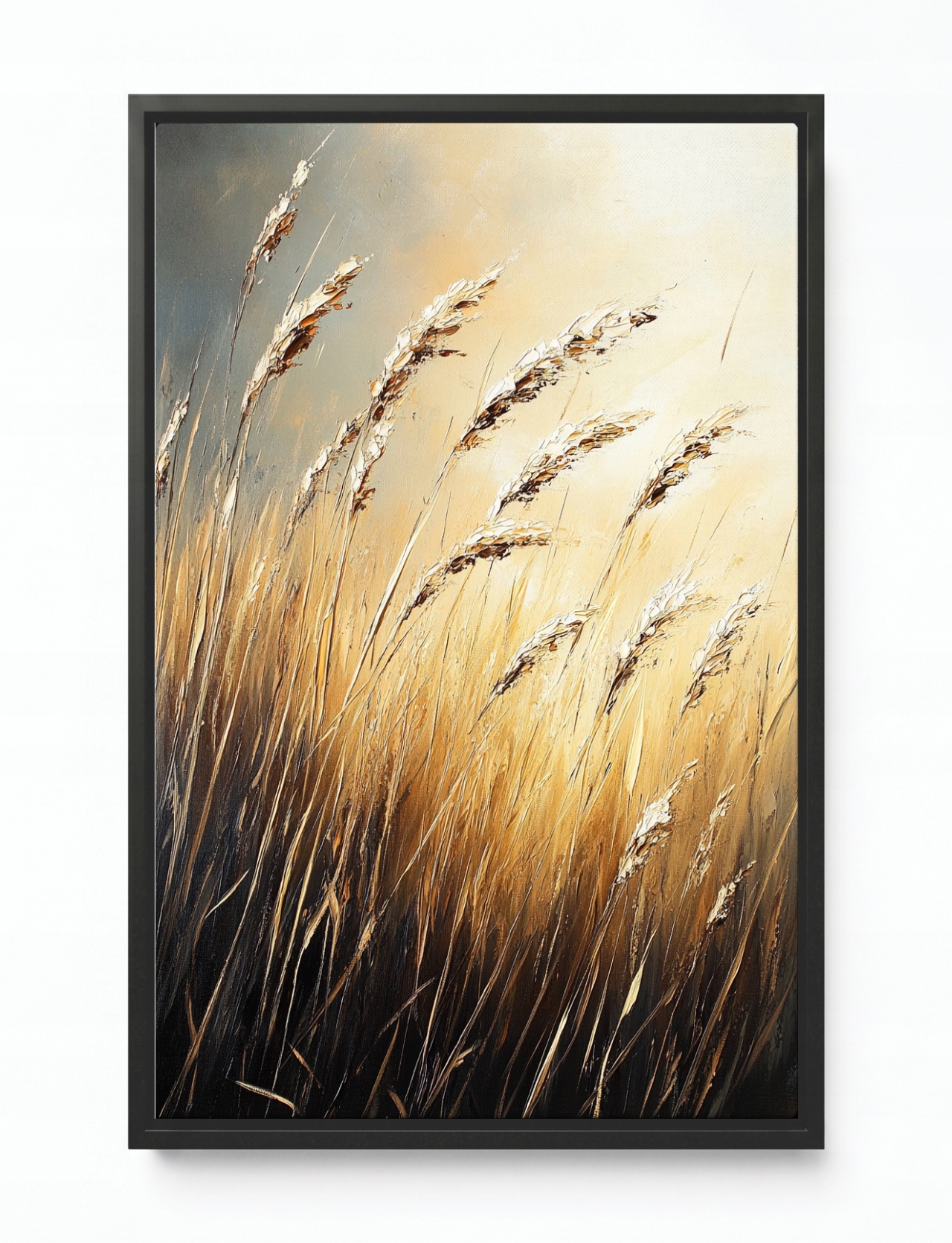 Obraz Rám Americká Krabička Příroda Tráva Obilovina Klas Pole Louka Step Vítr 40x60