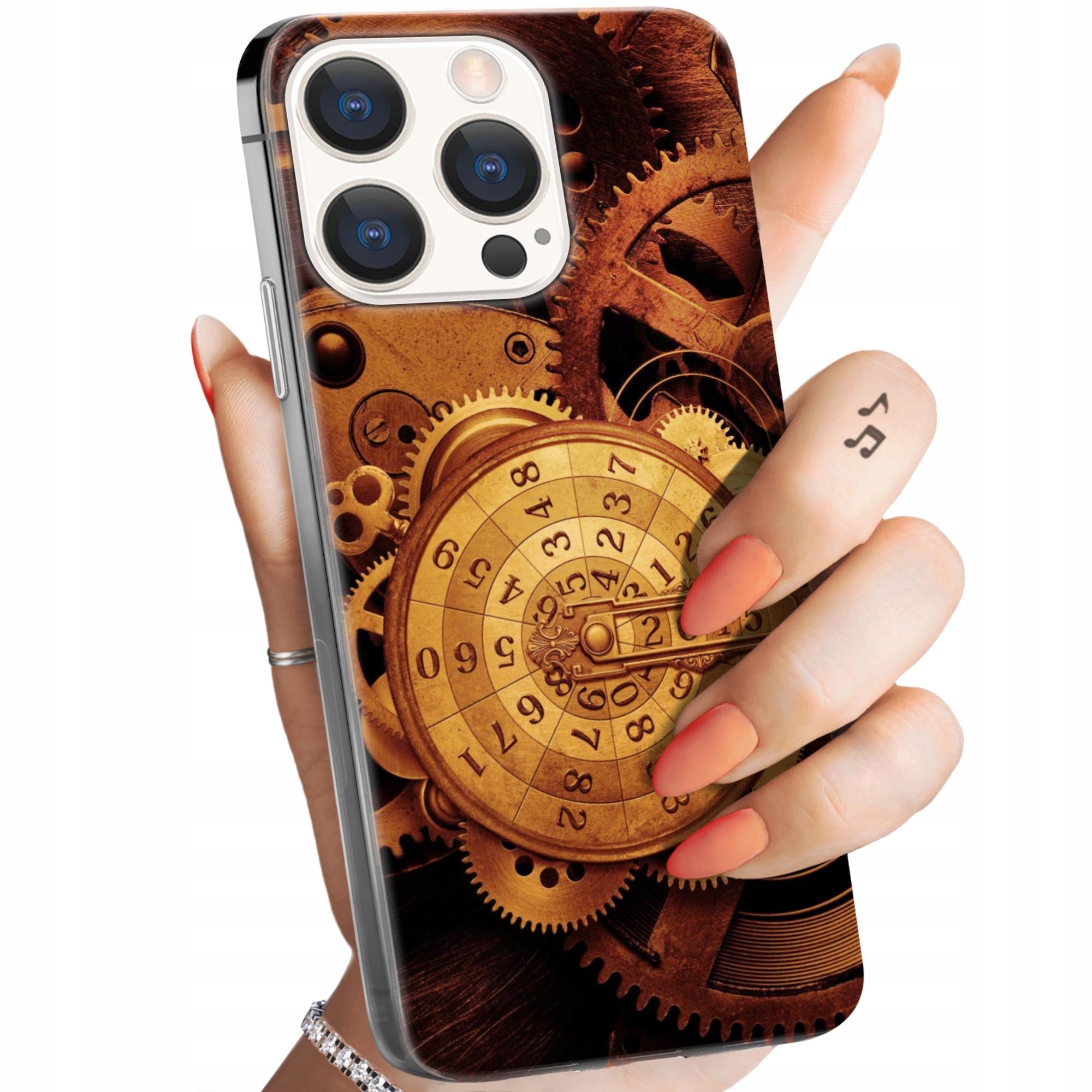 Etui Do Iphone 15 Pro Max Zegary Czas Zegarmistrz Obudowa Pokrowiec