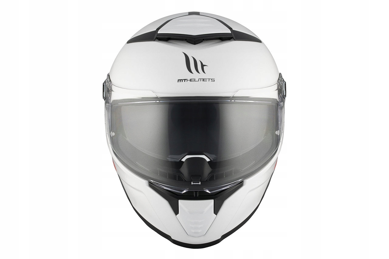 Kask motocyklowy MT THUNDER 4 SV SOLID GLOSS PEARL WHITE biały GRATISY Rozmiar XXL