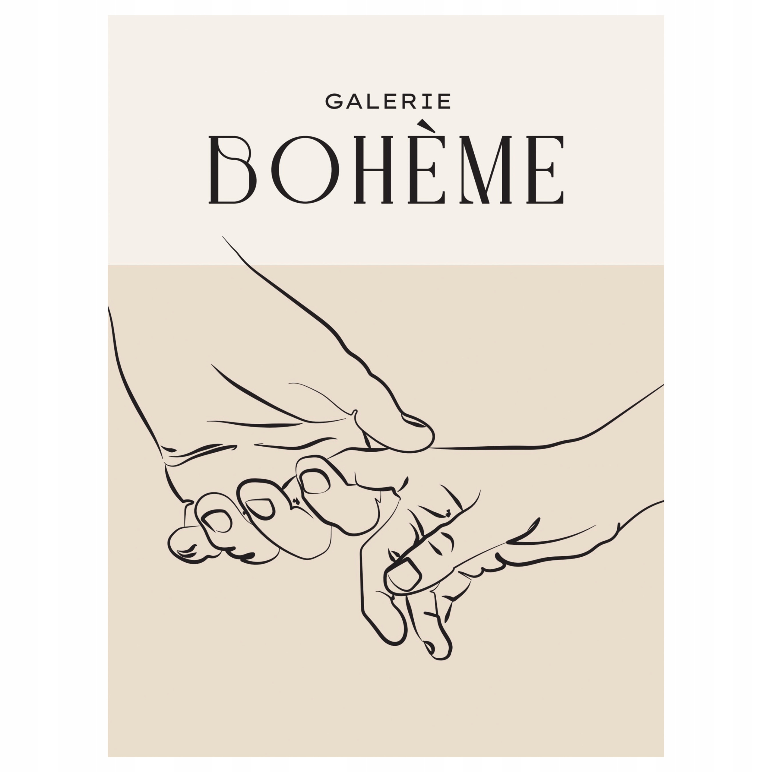 

Plakat w stylu boho bohema naturalne 50x70cm