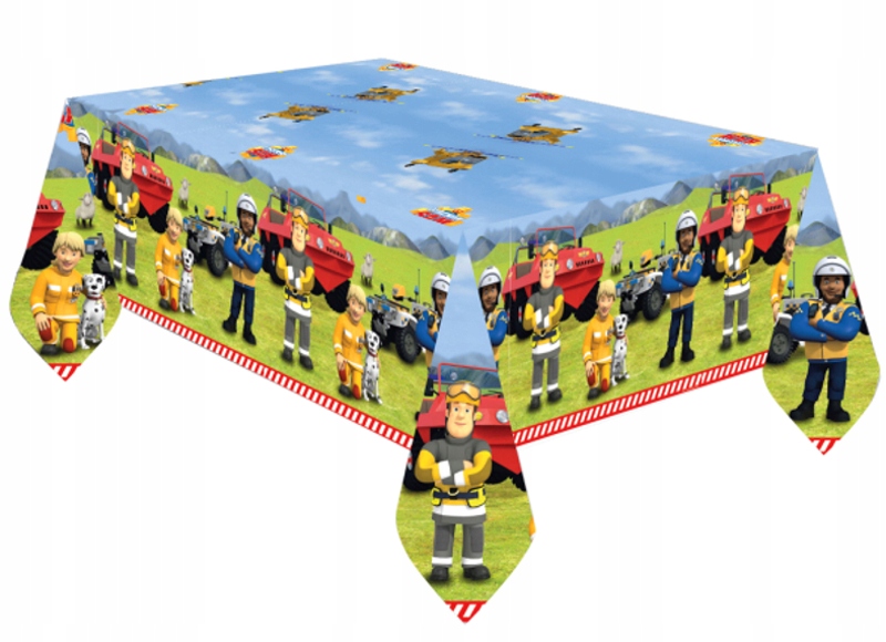 OBRUS PAPIEROWY STRAŻAK SAM-1,2x1,8m-1468