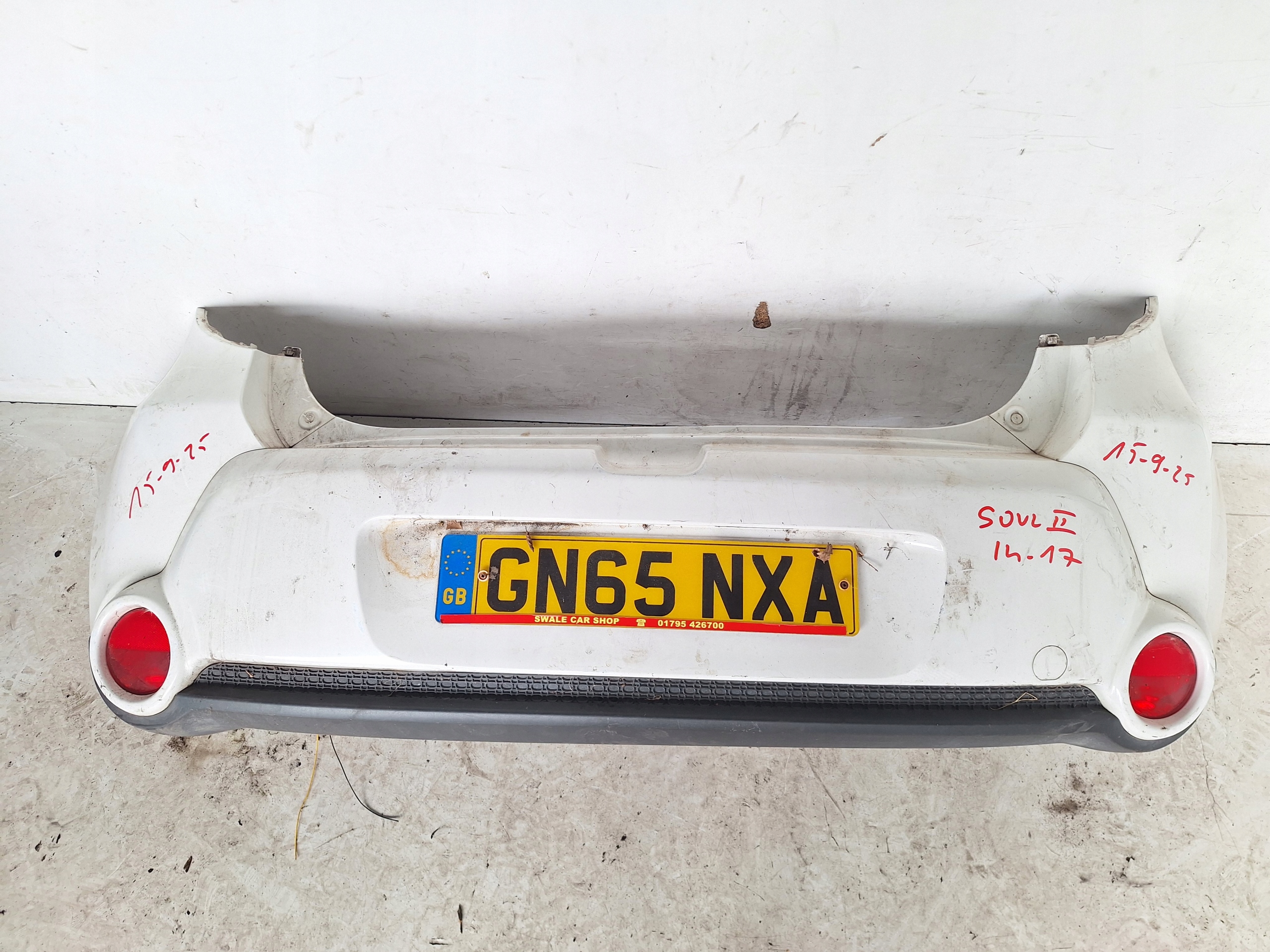 KIA SOUL II 14-16 Stoßstange heck