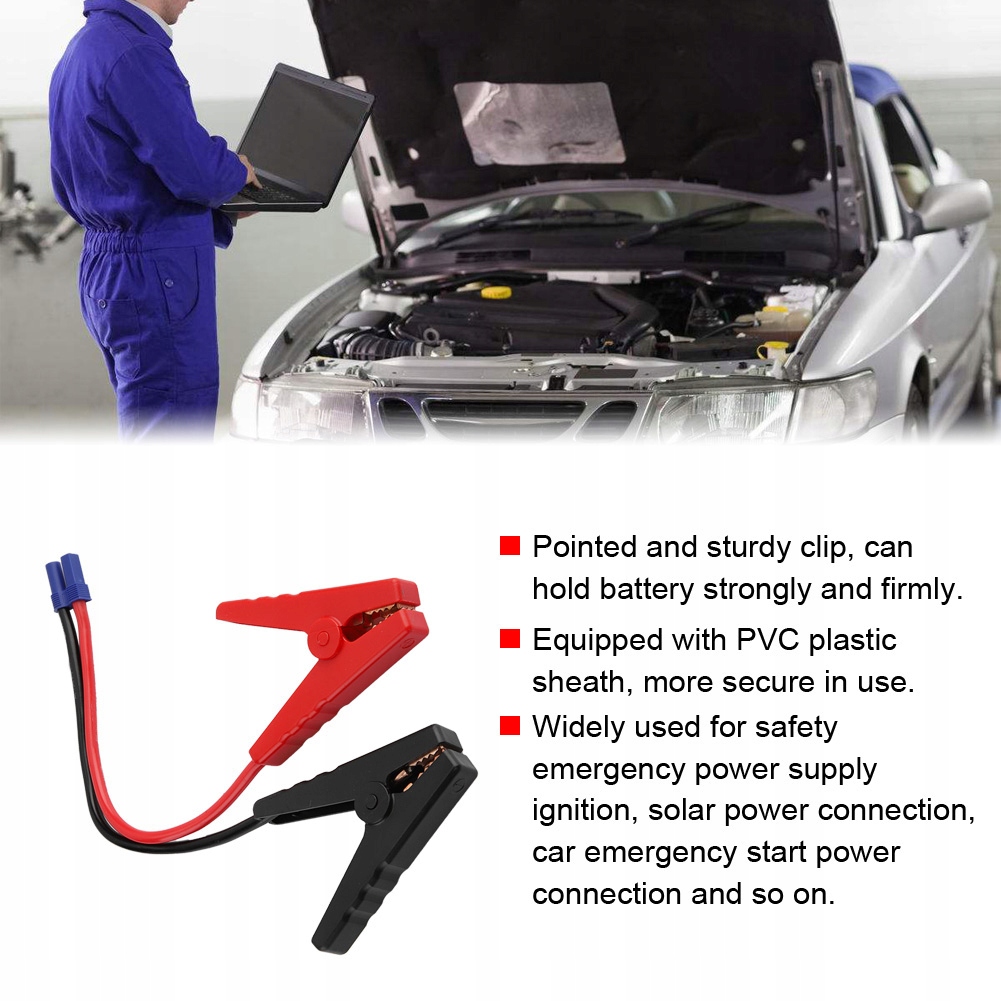 PRZEWÓD KLEMY ROZRUCH JAMPSTARTER POWERBANK 12V Stan opakowania oryginalne