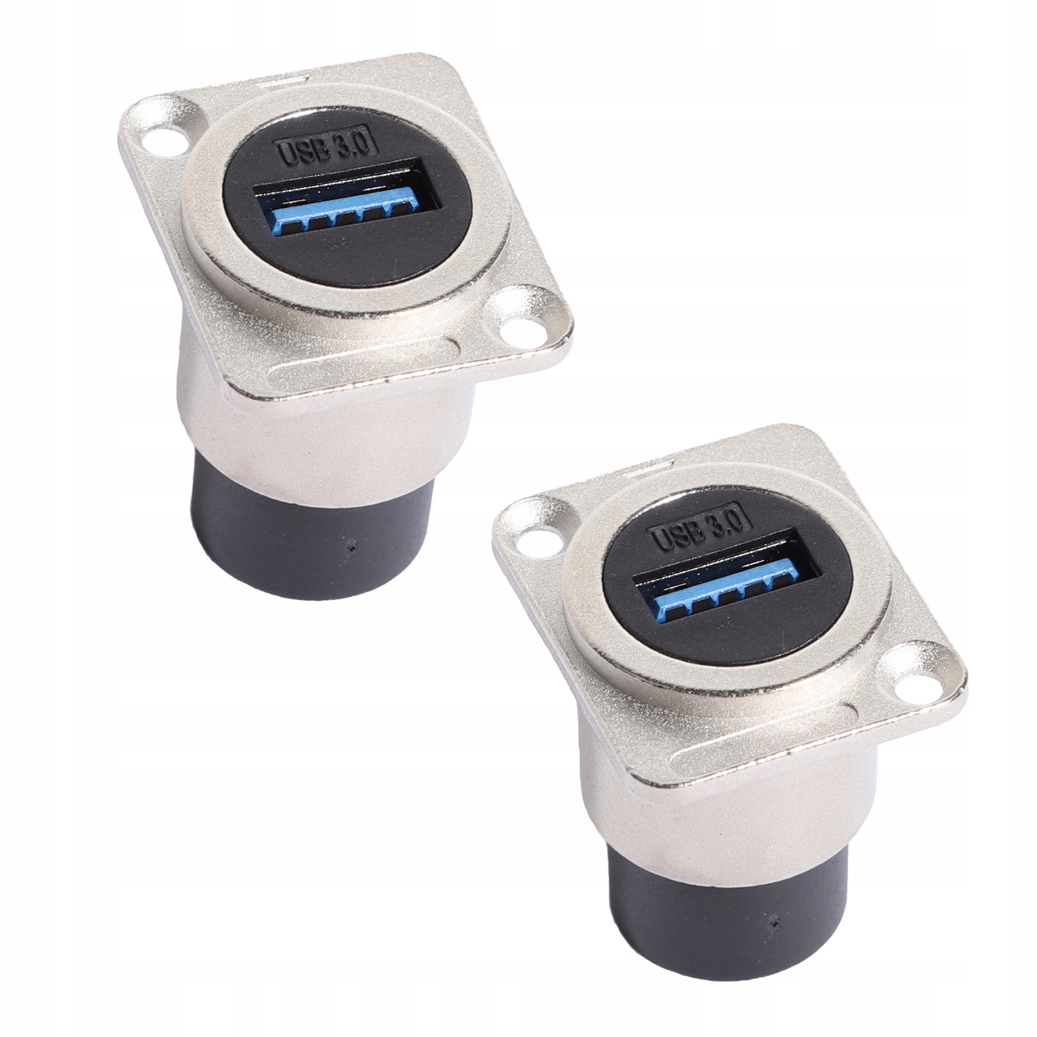 Panelowe Gniazdo USB 3.0 Tablicowe do Zabudowy Typ D Neurtik NAUSB-W