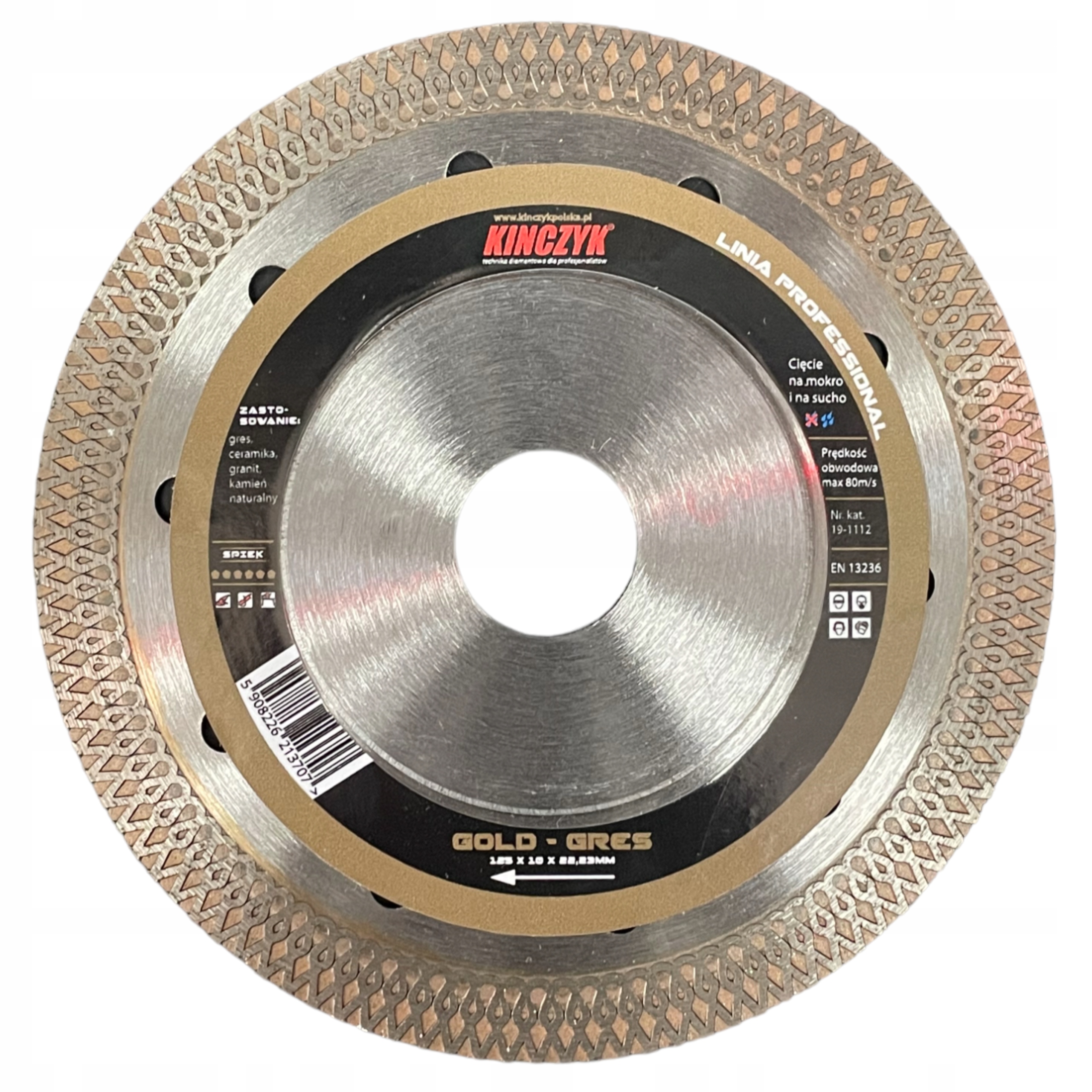 Diamantový Kotouč Kińyk Gold Gres 125 MM Pro Gres
