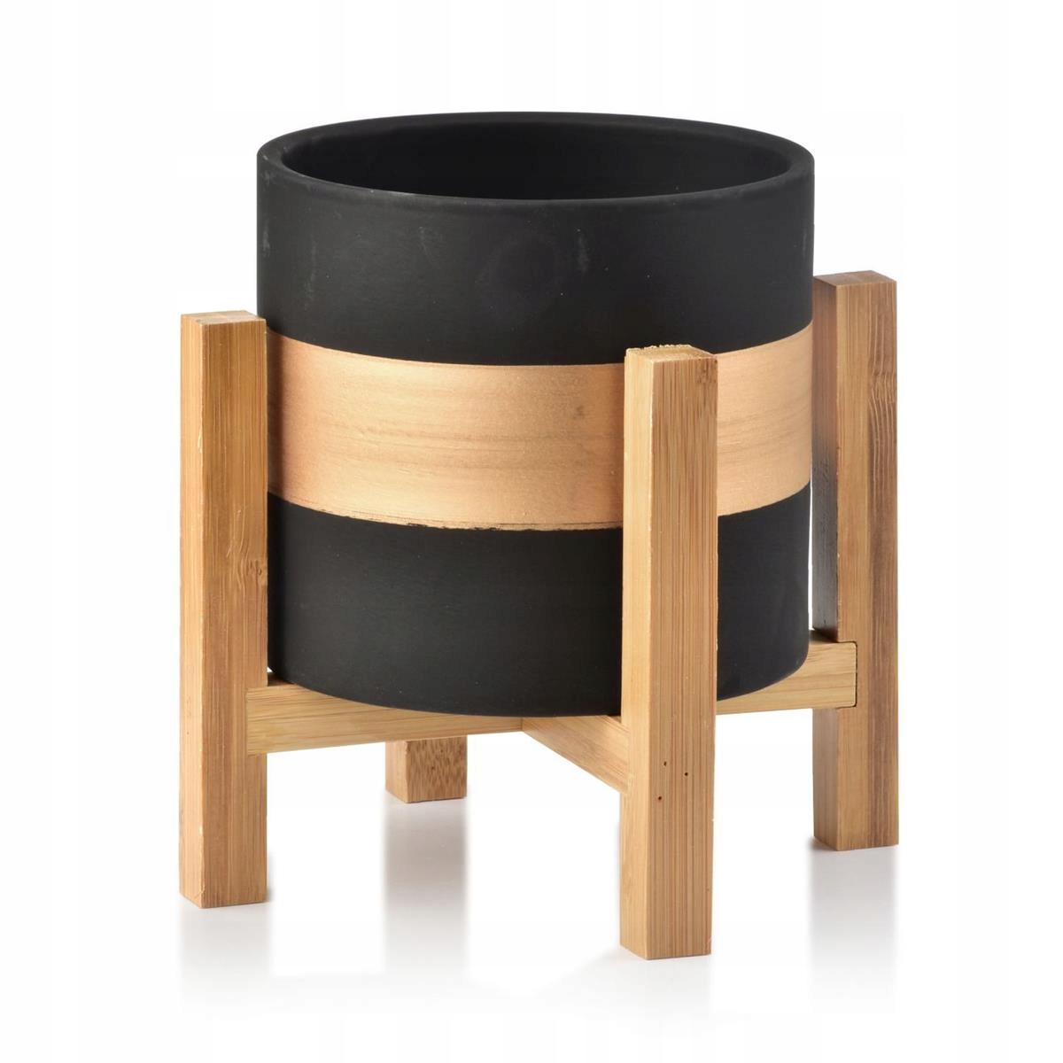 

Nowoczesna doniczka osłonka na kwiaty zioła scandi