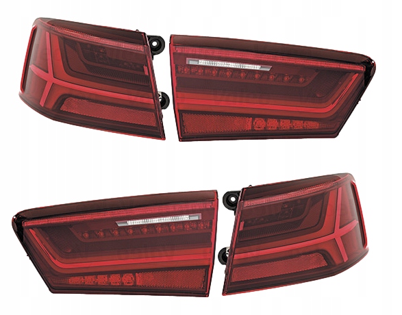 Audi A6 C7 Zadní Světla Komplet Dynamický Blikač