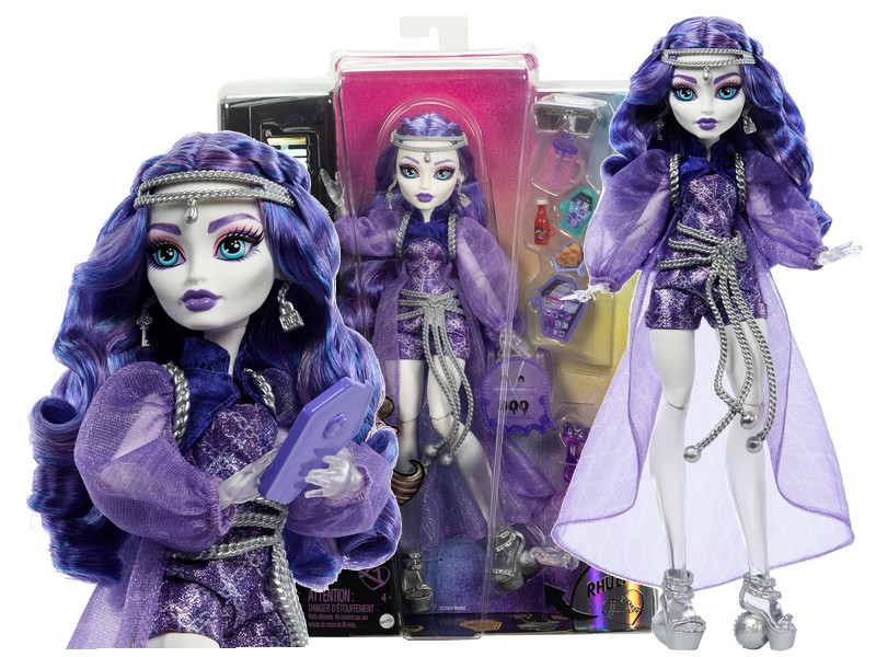 LALKA MONSTER HIGH Spectra Vondergeist + zwierzątko fretka Rhuen