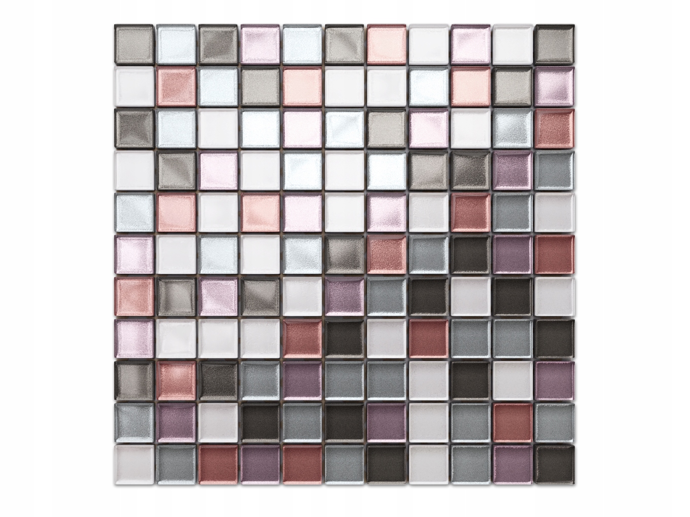 MOZAIKA SZKLANA RÓŻOWA PRALINE PREMIUM FLAMINGO