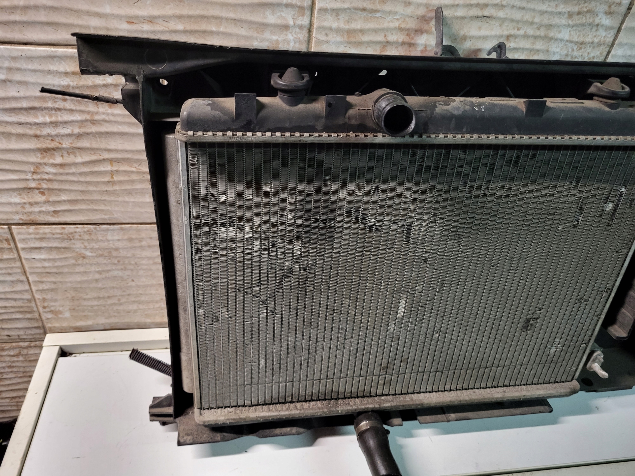 support panel for radiators radiator PEUGEOT 308 T7 1.6 VTI complete