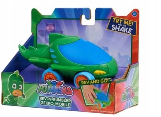 Pyžamári Pj Masks Auto Gekson Auto Vozidlo Funkcie