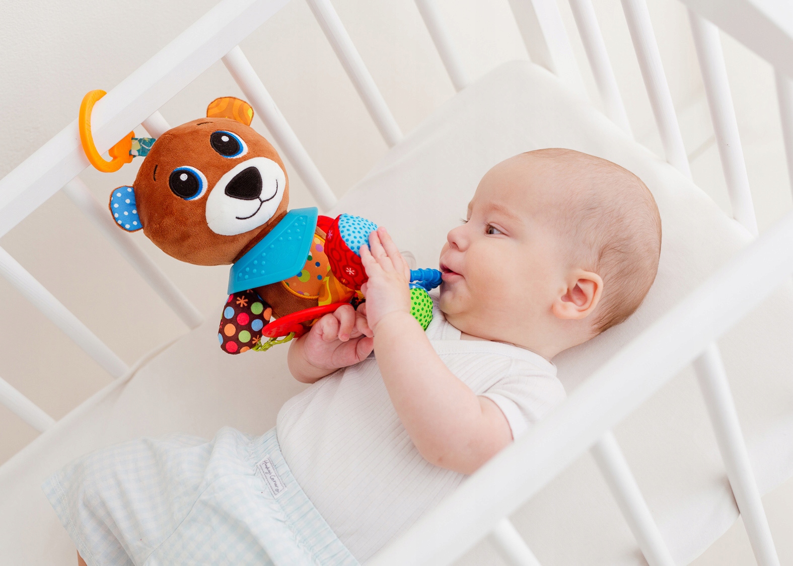 BALIBAZOO MIŚ BOGUŚ ZAWIESZKA GRZECHOTKA GRYZAK Marka Balibazoo