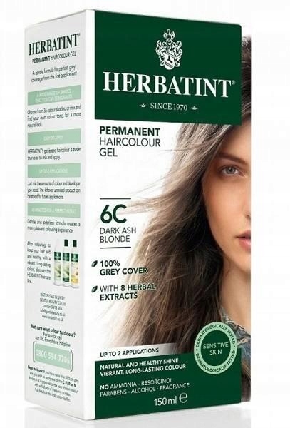 

Herbatint Farba 6C Ciemny Popielaty Blond 150ml