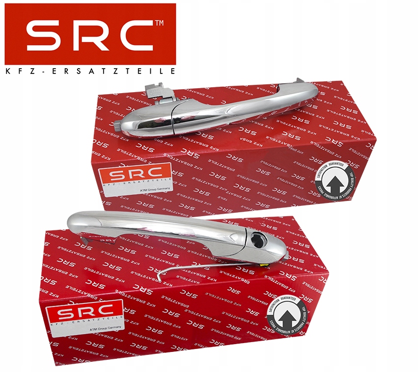 2x KLAMKA ZEWNETRZNA LEWA PRAWA FIAT 500 07 CHROM Part number 735485874 735485875