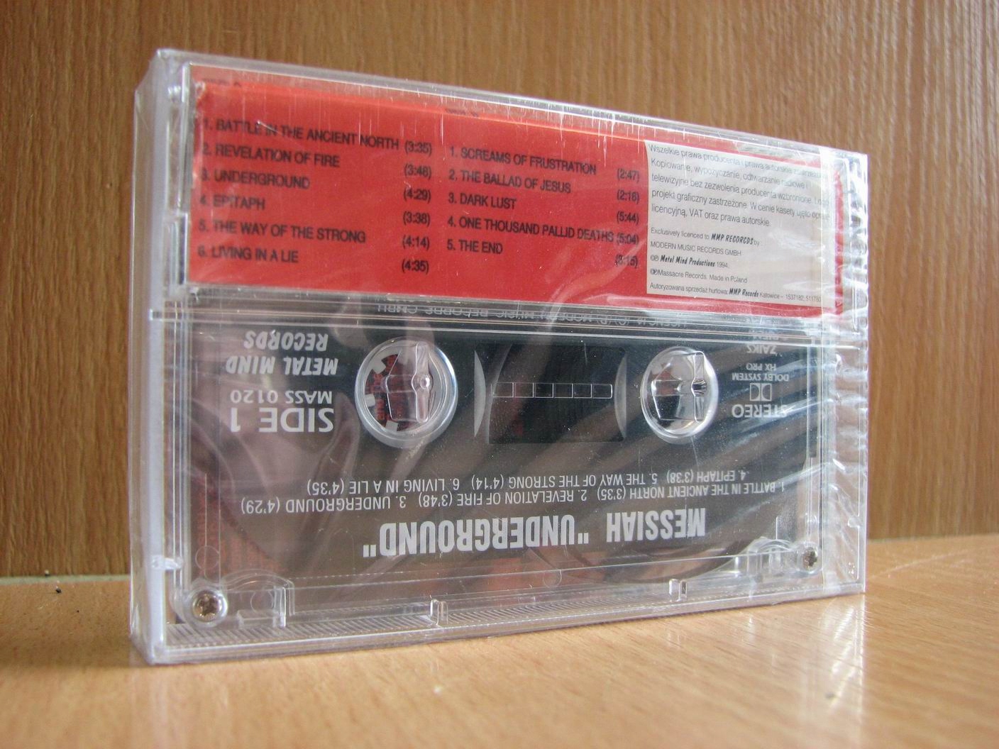 Kaseta MESSIAH - UNDERGROUND - FOLIA Gatunek metal