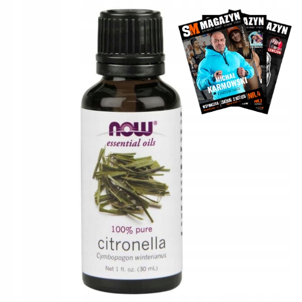

Now Foods Olejek Eteryczny 100% Cytronella 30ML