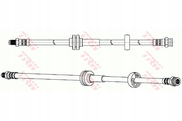 trw PHB636 тормозной шланг