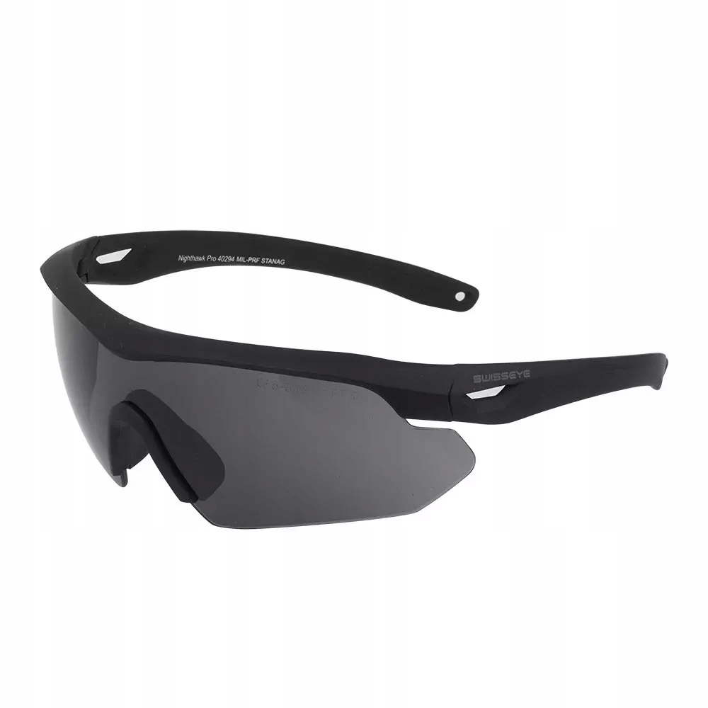 Tactical Goggles Swiss Eye Nighthawk Pro Black – Balistyczne okulary ochron
