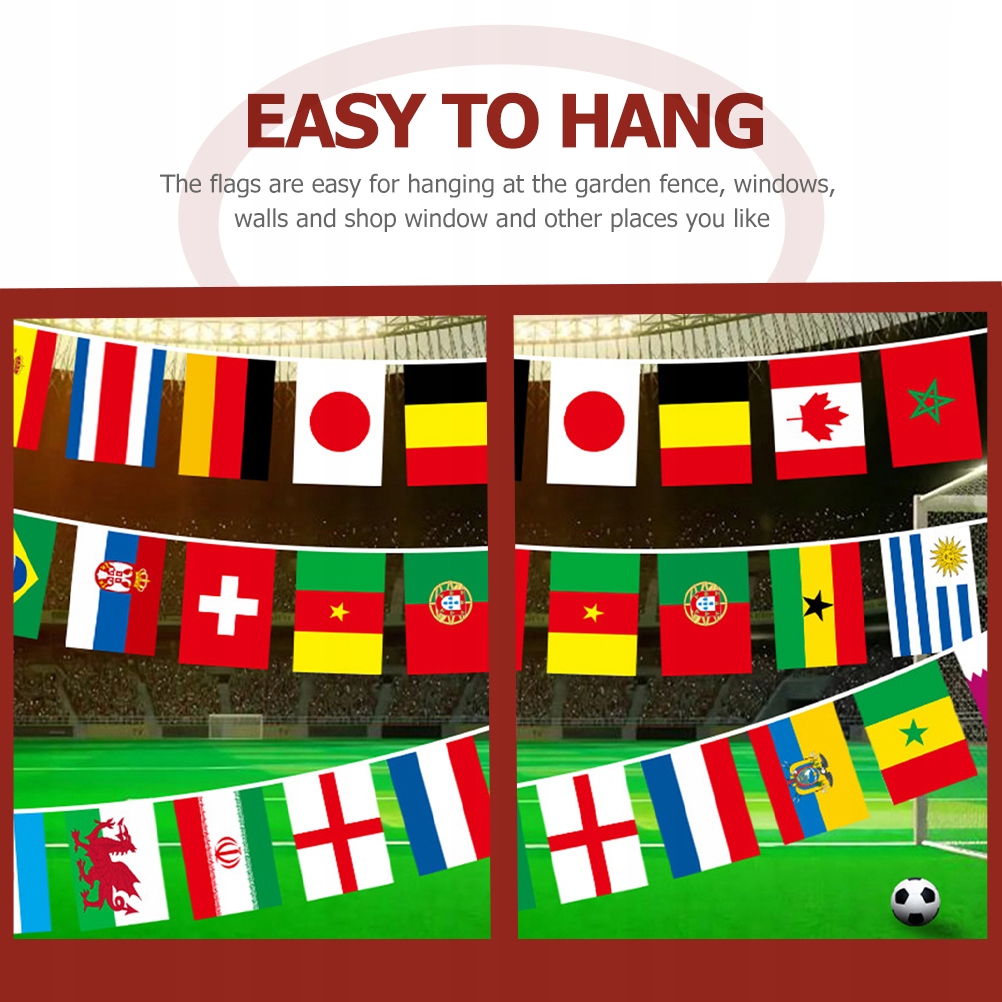 Mini wieniec podnoszący flagi Texas World Hanging Liczba elementów w zestawie 0 szt.