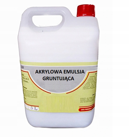 

Akrylowa Emulsja Gruntująca Głęboko Penetrująca 5L