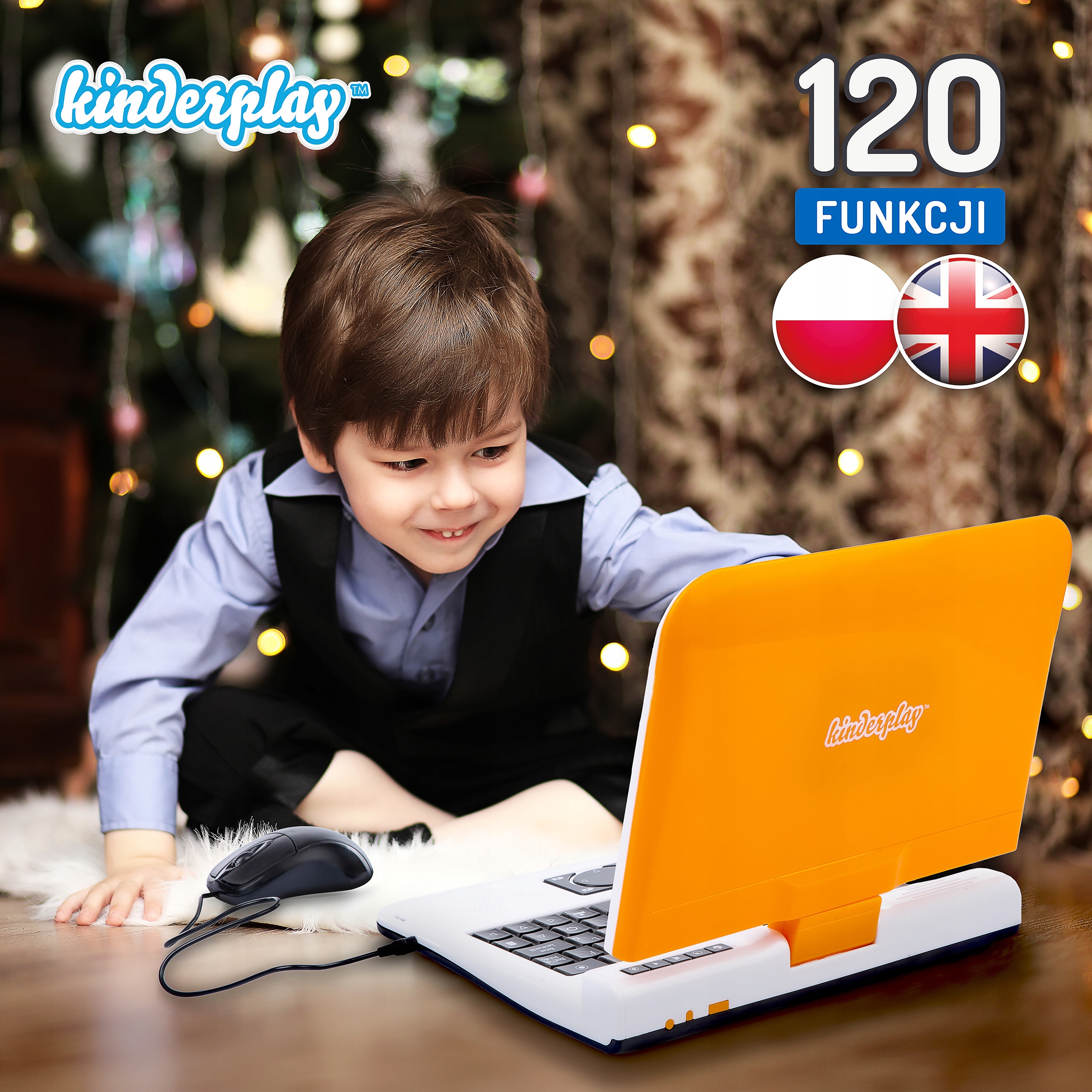 LAPTOP DLA DZIECI EDUKACYJNY NAUKA LITEREK LICZENIA ANGIELSKIEGO OBRACANY Kod producenta KP3210