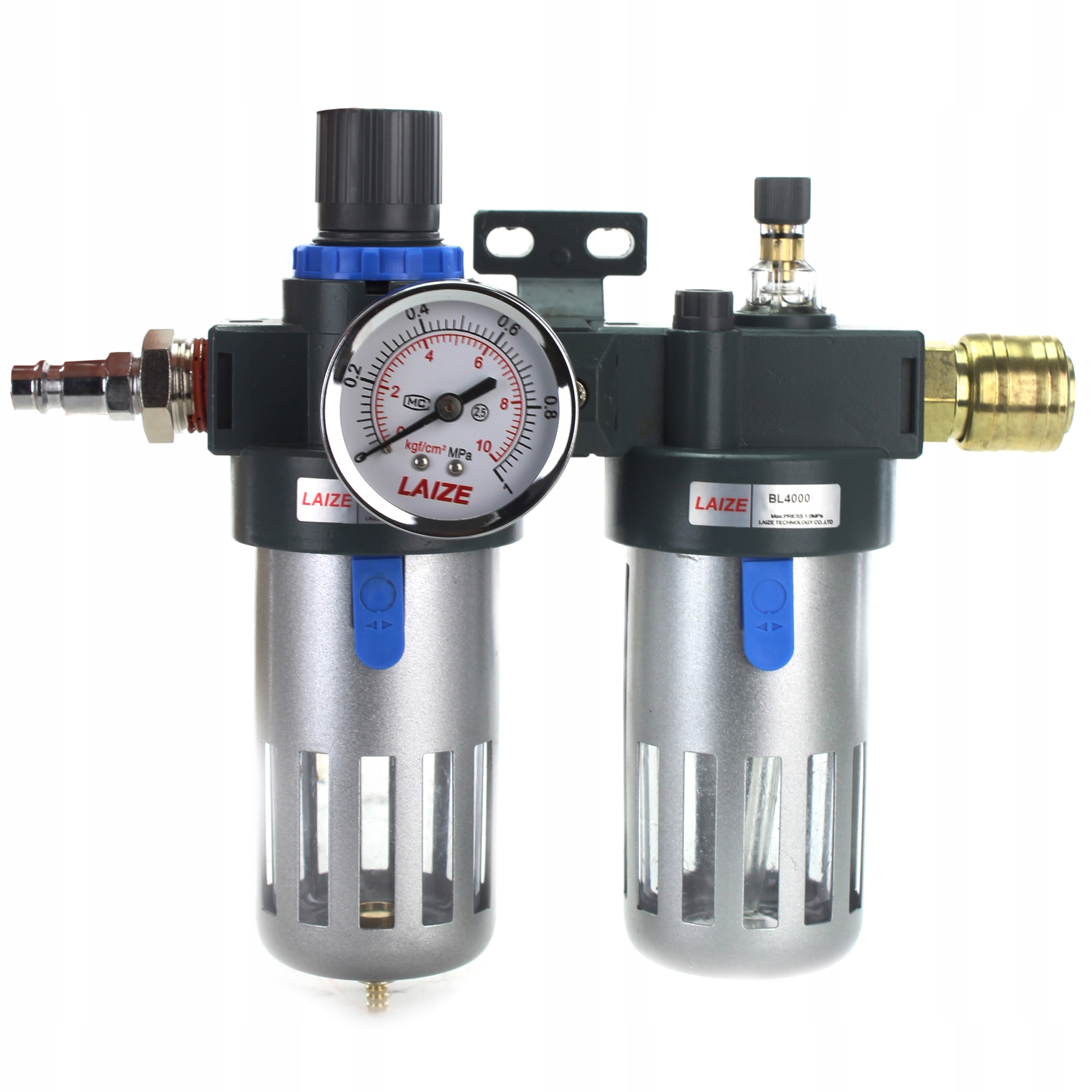 Reduktor ciśnienia naolejacz 1/4 1/2 cala odwadniacz manometr złącza euro