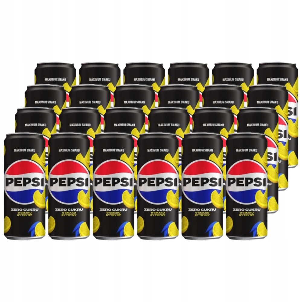Levně Pepsi twist nula sycený nápoj s citronem bez cukru 330 ml x 24 kusů