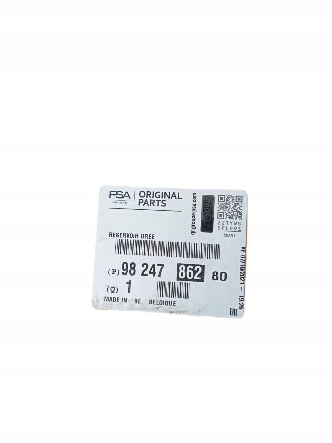 9824786280 БАК ADBLUE OE PSA JUMPER BOXER 3