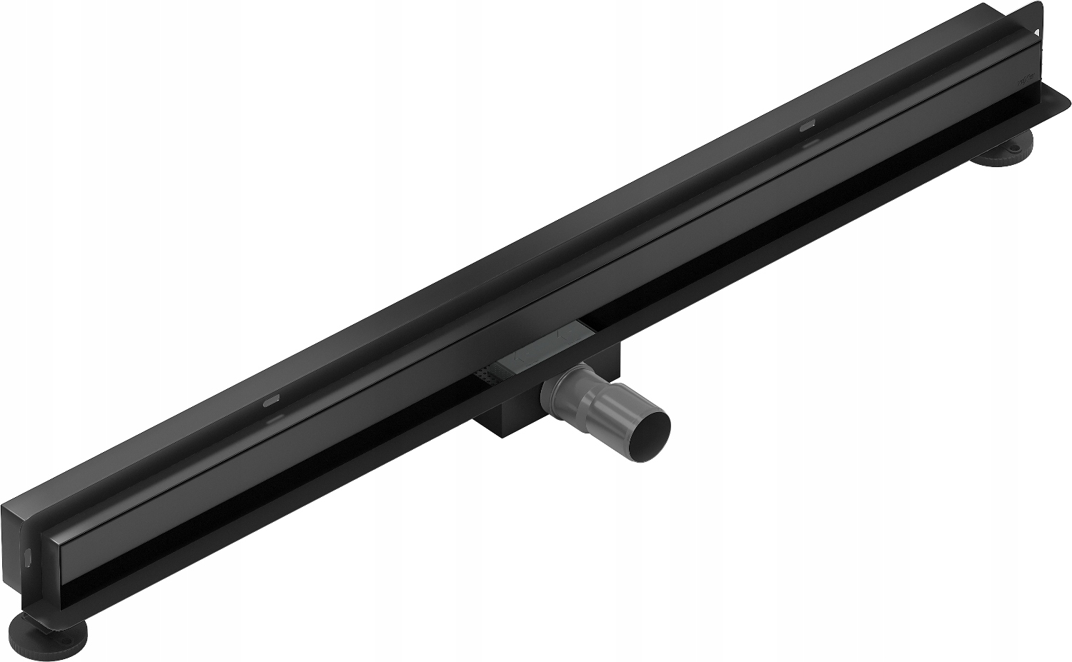 MEXEN FLAT WALL ODPŁYW LINIOWY ŚCIENNY 80 CM BLACK Linia Flat Wall