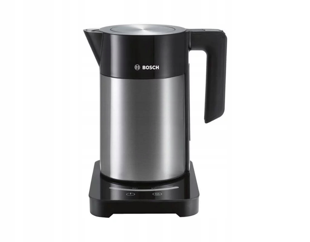 Elektrická kanvica Bosch TWK7203 strieborná 1,7 l Regulácia Teploty