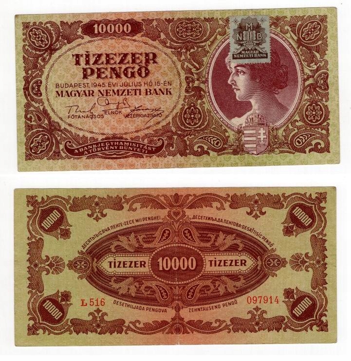 WĘGRY 1945 10000 PENGO
