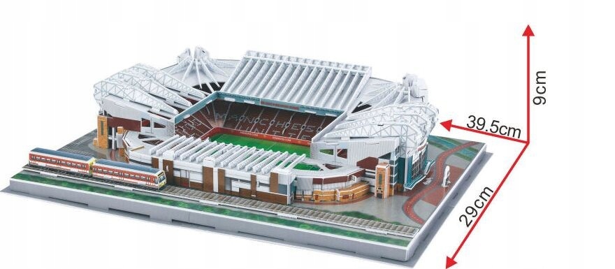 MANCHESTER UNITED STADION OLD TRAFFORD PUZZLE 3D Stan opakowania oryginalne