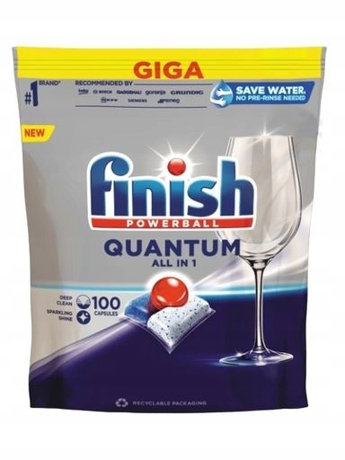Levně Finish Powerball Quantum All in 1 kapsle do myčky nádobí, 100 kusů