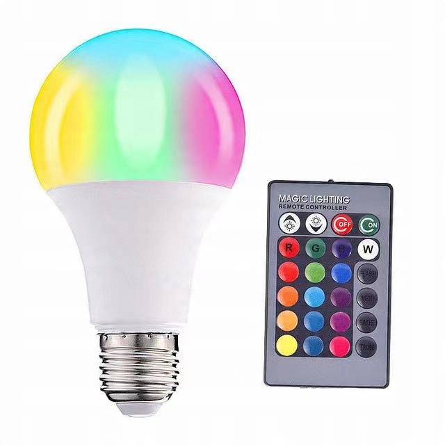 

Żarówka Led E27 10W CCD Rgbw Zimna Disco Pilot