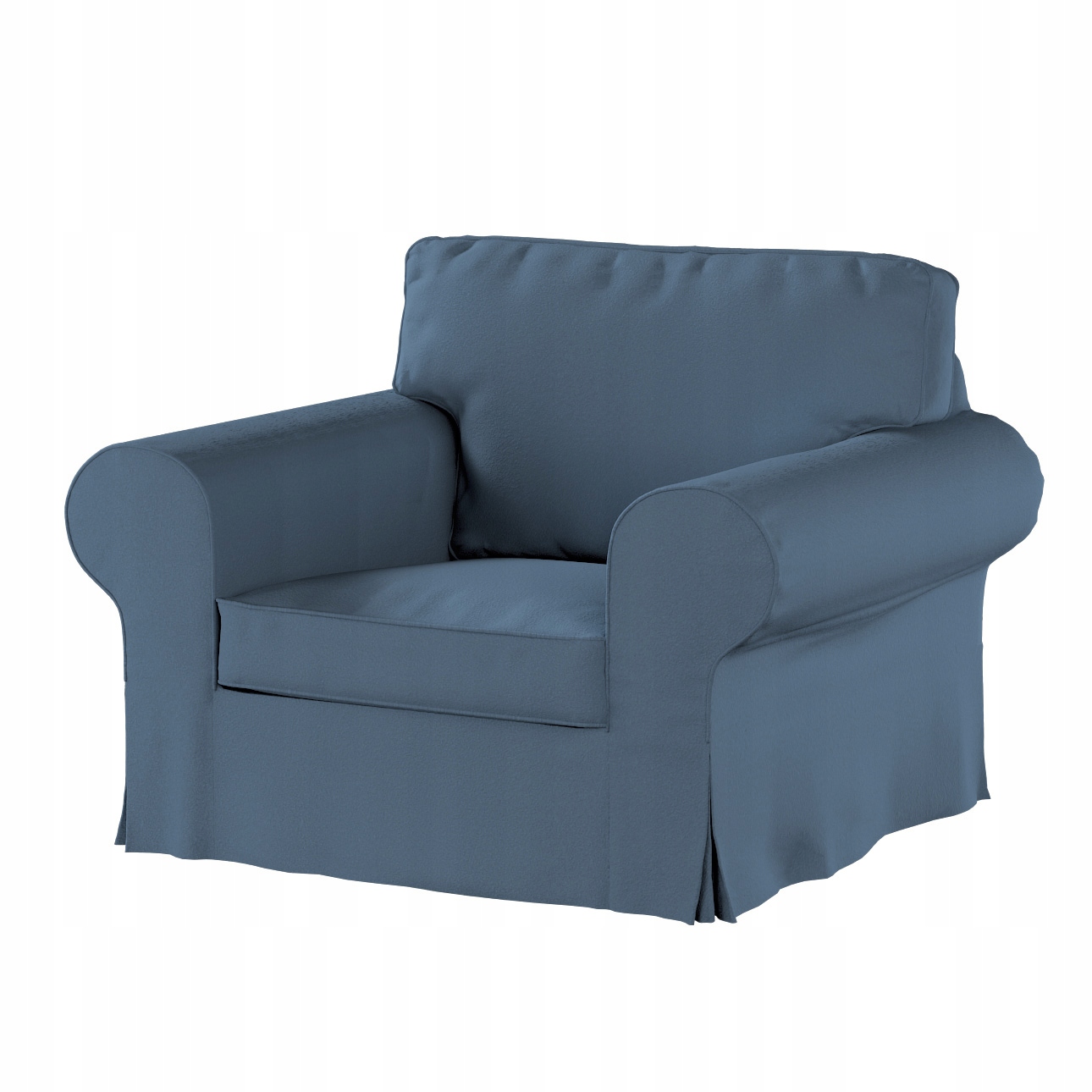 Potah na křeslo Ektorp Ikea modrá bukla