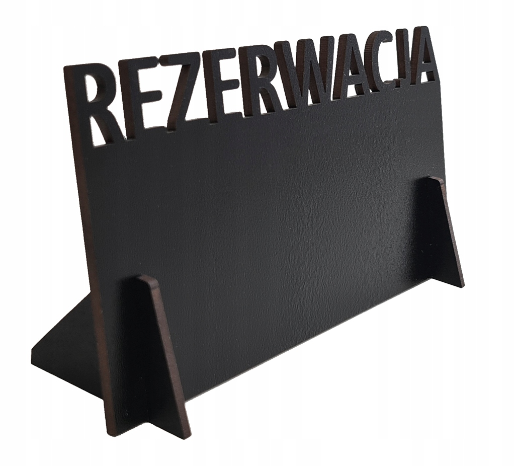 TABLICZKA REZERWACJA STOJAK NA STOLIK DO PISANIA Marka Feniks
