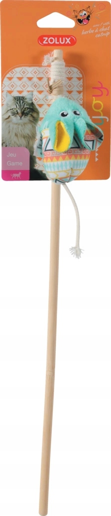 

Zolux Zabawka dla kota wędka Kali mysz kol. zielon