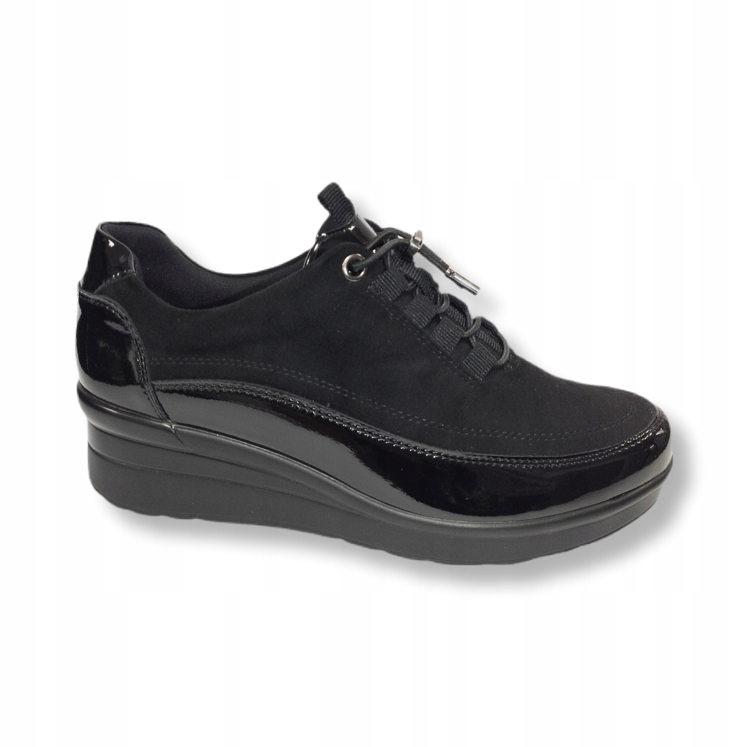 Sergio Leone PB228 Polobotky Černé kotníková barva velur VEL.39