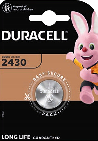 

1x Bateria Litowa Duracell CR2430 2430 DL Ecr