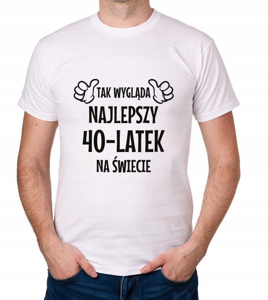 

koszulka Najlepszy 40-LATEK 40 Urodziny prezent