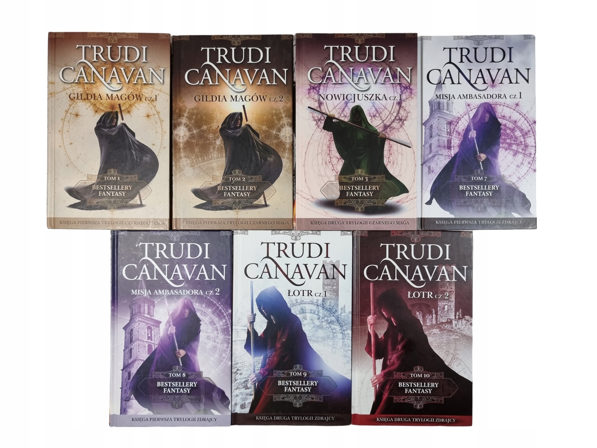 Bestsellery Fantasy 1-10 / bez tomów 4-6 / Trudi Canavan (14919883898)