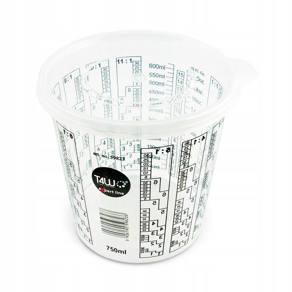 T4W Kubek do mieszania lakieru z podziałką 750ml