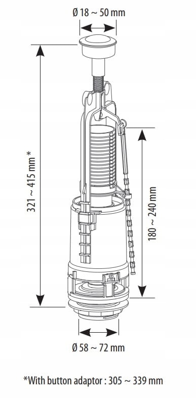 SIAMP zawór spustowy uniwersalny START/STOP Kod producenta SWITCH 22