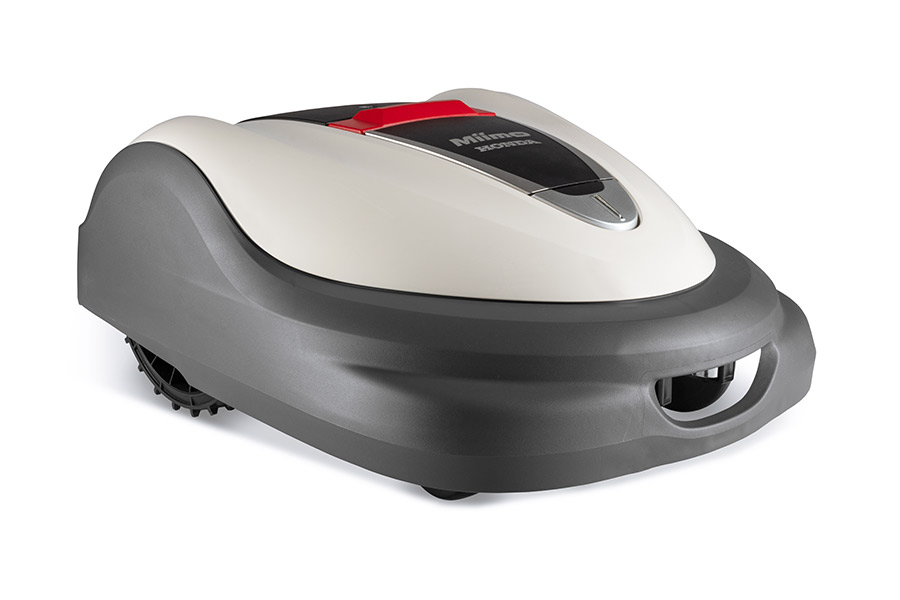 Robot koszący Honda Miimo HRM3000 na tle trawnika
