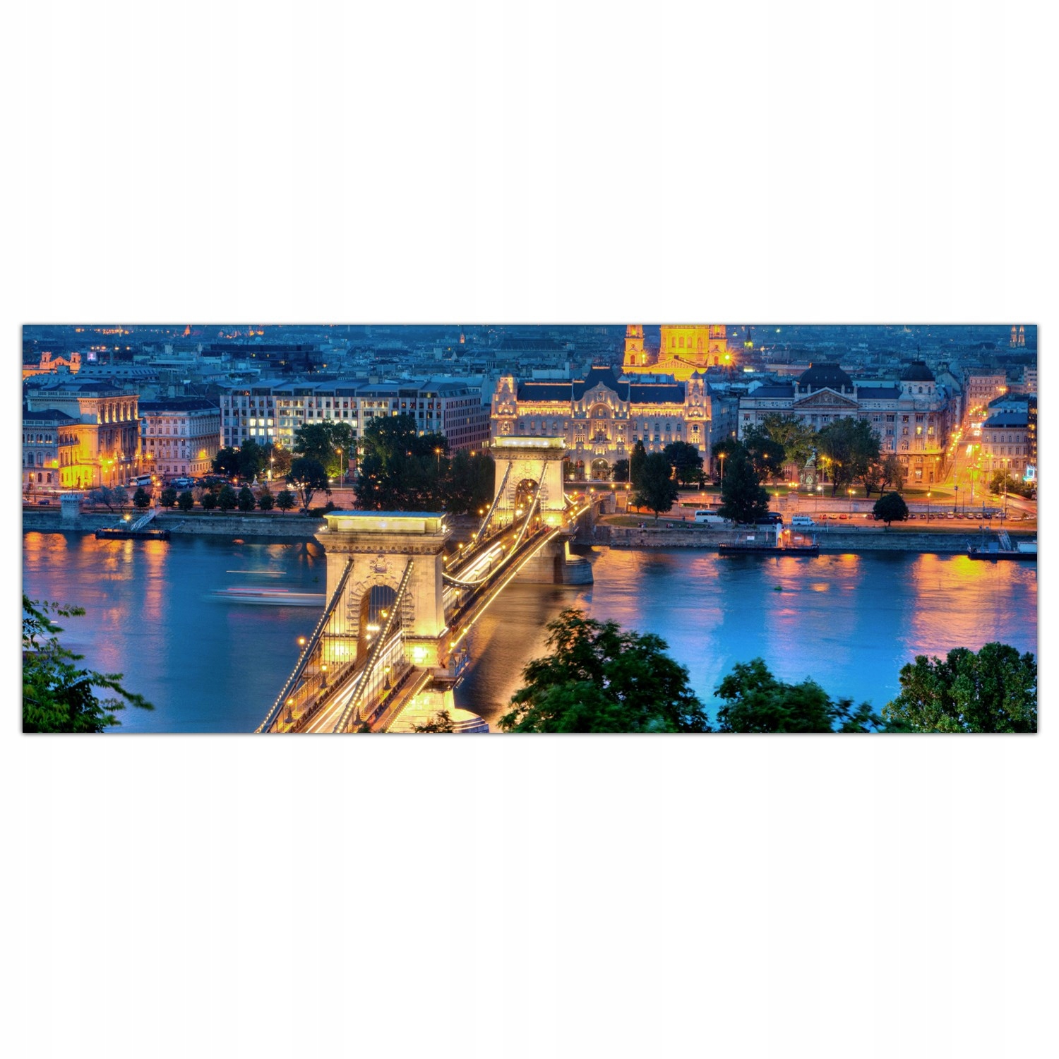 

Obraz na szkle Foto Budapeszt Miasto Noc 125x50