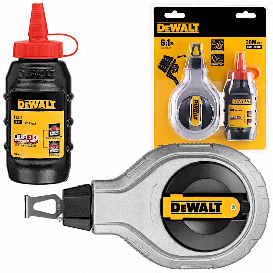 

Dewalt DWHT47408 Sznur Traserski Murarski Kreda
