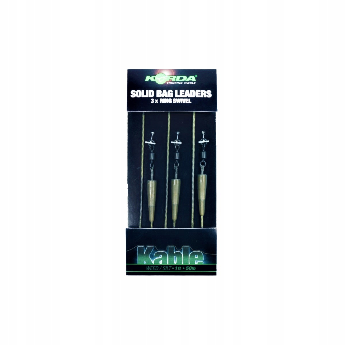 Korda Solid Bag Leaders do użytku z woreczkami Pva